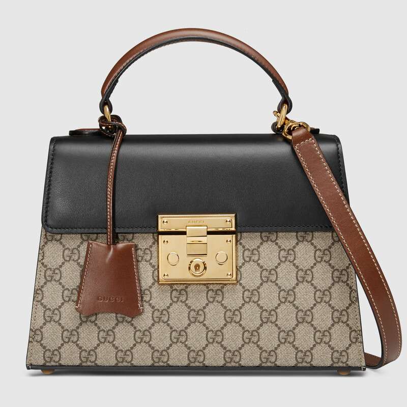 Gucci Padlock GG Supreme Top Handle Bag Shoulder Bag 453188